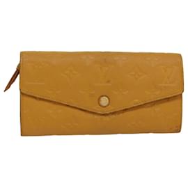Louis Vuitton-LOUIS VUITTON Empreinte Portefeuille Curieuse Wallet M60409 Auth bs16087-Yellow