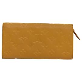 Louis Vuitton-LOUIS VUITTON Empreinte Portefeuille Curieuse Wallet M60409 Auth bs16087-Yellow