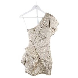 Alexandre Vauthier Vestido prateado Prata