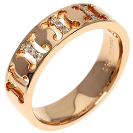 Céline-Celine Diamond Macadam Ring in 18K Pink Gold-Other