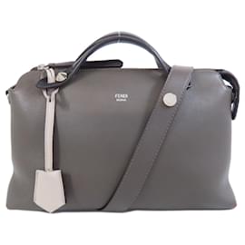 Fendi-Sac à main Fendi By The Way-Gris anthracite