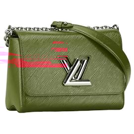 Louis Vuitton-Louis Vuitton Epi Twist MM Chain Shoulder Bag-Red
