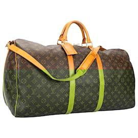 Louis Vuitton-Louis Vuitton Canvas Monogram Keepall Bandouliere 60-Brown