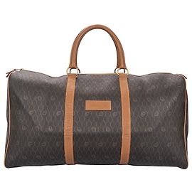 Christian Dior Honeycomb Duffle Bag 55 Brown