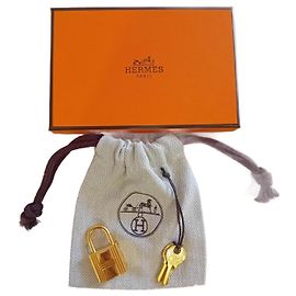 Verrou de remplacement Hermès, finition dorée Bijouterie dorée
