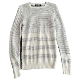 Raf Simons Spring Summer 2007 Pointed White Sweater. White