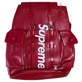 Supreme x Louis Vuitton Christopher Backpack 2018 Red