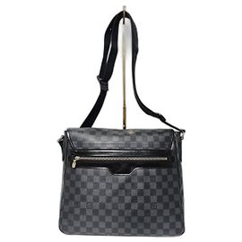 Borsa messenger Renzo Damier Graphite Louis Vuitton Grigio/Nero Nero Grigio