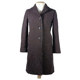 Miu Miu wool coat brown Brown