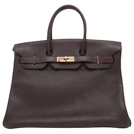 Hermès-Hermès Birkin 35-Brown