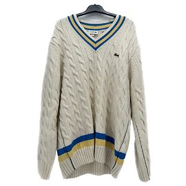 LACOSTE Malhas & moletons T.International XXL Lã Bege