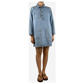 Apc Robe mini en denim bleu Aurelia - taille M Bleu