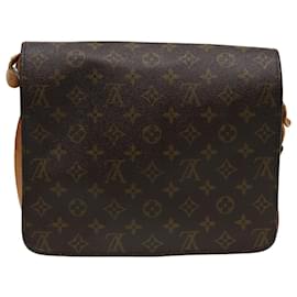 Louis Vuitton-LOUIS VUITTON Monogram Cartouchiere GM Shoulder Bag Vintage M51252 Auth yk13856-Monogram
