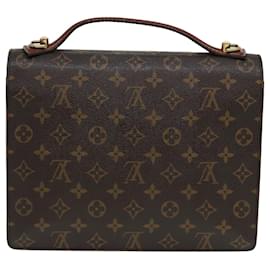 Louis Vuitton-LOUIS VUITTON Monogram Monceau 28 Hand Bag 2way M51185 LV Auth 84148-Monogram
