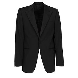 Hugo Boss Black Light Wool Jacket - 2000s Black