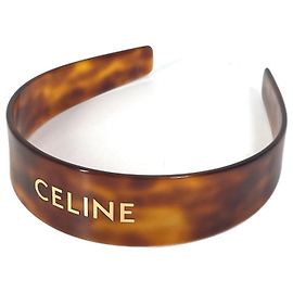 Céline Bandeau Alice en acétate Celine Brown Marron