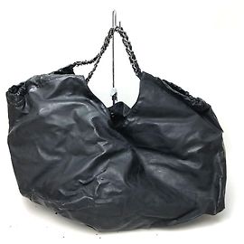 Borsa a Spalla Chanel Coco Cabas GM con Catena Nero