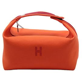 Hermès-Grand sac Toile Bride A Brac Hermès orange-Orange