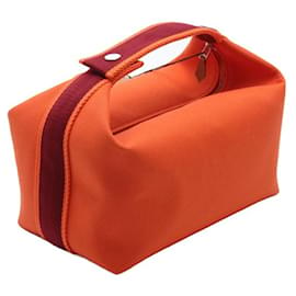 Hermès-Grand sac Toile Bride A Brac Hermès orange-Orange