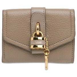 Brown Chloé Aby Compact Wallet Brown
