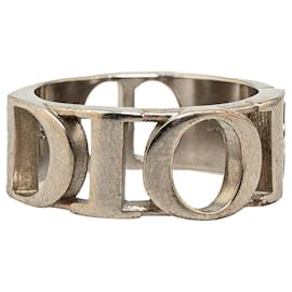Dior-Silver Dior Silver Logo Ring-Silvery
