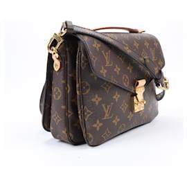 Louis Vuitton-Louis Vuitton Monogram Pochette Metis MM 2Way Handbag M44875-Brown