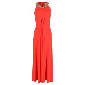 Robe maxi de soirée Michael Kors en viscose rouge Rouge
