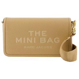 A Mini Bolsa - Marc Jacobs - Couro - Bege Marrom Bege