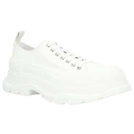 Alexander McQueen Tread Slick Schnürschuhe in Weiß Weiß