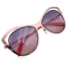 Emilio Pucci-Occhiali da sole Cat Eye Oro EP 130 28B 56/17 140 mm-D'oro