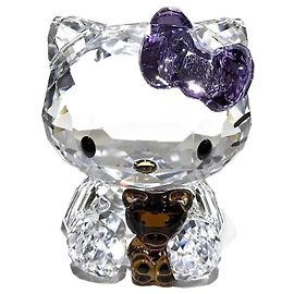 Swarovski Hello Kitty Bear Crystal Figurine Other