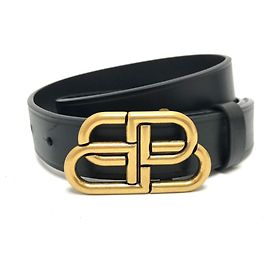 Balenciaga 581690 Buckle Belt Black