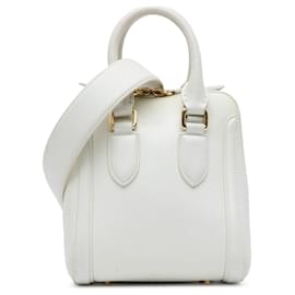 Alexander Mcqueen-Alexander McQueen White Mini Heroine Satchel-White
