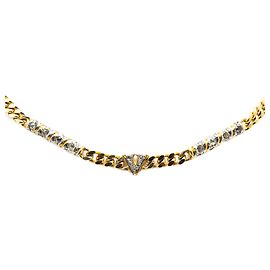 Collier V en or plaqué Valentino Gold Doré