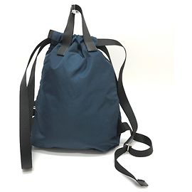 Fendi Zucca Nylon Backpack Navy blue
