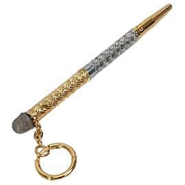 Fendi-Fendi Chaos Collaboration Scribble Pen Earrings-Silvery,Golden