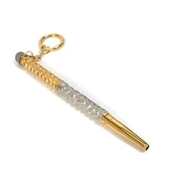Fendi-Fendi Chaos Collaboration Scribble Pen Earrings-Silvery,Golden