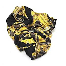 Fendi-FENDI Versace Collaboration Hair Tie-Black,Yellow