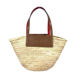 Bolsa Tote Loubishore de Christian Louboutin Marrom Bege