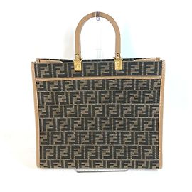 Bolsa Tote Média Fendi Sunshine Marrom