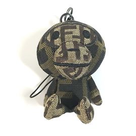 Fendi x A Bathing Ape Milo Zucca Plush Charm Marrom