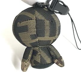 Fendi-Fendi x A Bathing Ape Milo Zucca Plush Charm-Brown