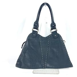 Fendi-Sac à main Fendi Selleria-Noir