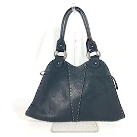 Fendi-Sac à main Fendi Selleria-Noir