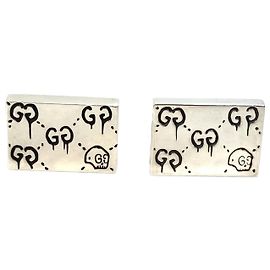 Gemelli Gucci 457224 Ghost SV925 in argento per uomo Argento
