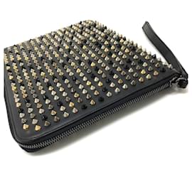 Christian Louboutin-Christian Louboutin Spike Studs Round Cover iPad Case-Black