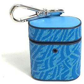 Fendi Zucca Airpods Case Blue