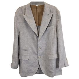 Brunello Cucinelli Blazer Brunello Cuccinelli em linho cinza Cinza