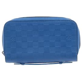 Louis Vuitton-Louis Vuitton Zippy XL Wallet in Blue Leather-Blue