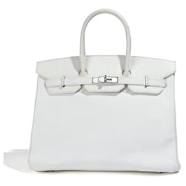 Hermès-Hermès Birkin 35 Blanc Epsom PHW-Blanc